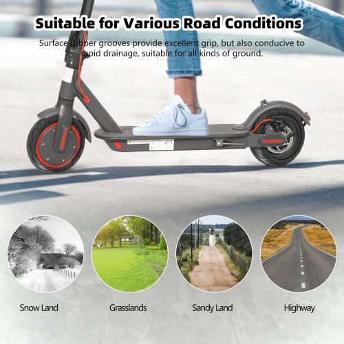 10x2.125 Solid Tire, 10 inch Tires Replacement, Tubeless Tyre for Segway Ninebot F20/F25/F30/F40/F65/D18W/D28U/D38U Gotrax G4/XR/V2 Hiboy S2 Pro Electric Scooter (2 Pack)