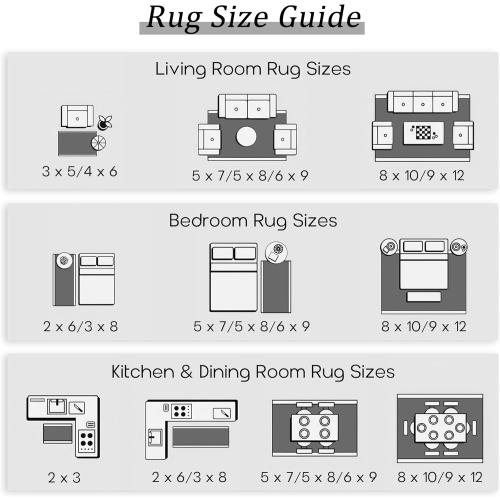 Area Rugs 9x12 Living Room,Abstract Boho Large Area Rug,Black and White