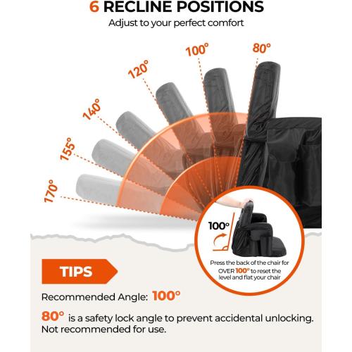 Sportneer Stadium Seats with Back Support: 2.5'' Thick Comfy Cushion 6 Adjustable Angle Bleacher Seat with Armrest - 2 Large Pockets, 2 Cup Holders Stadium Chair for Sport Events Concerts Parks