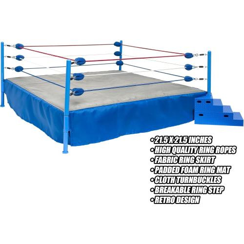 Figures Toy Company Classic Wrestling Ring for Wrestling Figures
