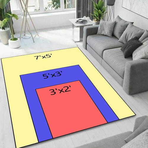 Gamer Rug for Game Room 3'x5' Non-Slip 3D Cool Printed Gaming Rugs for Bedroom and Living Room Decor