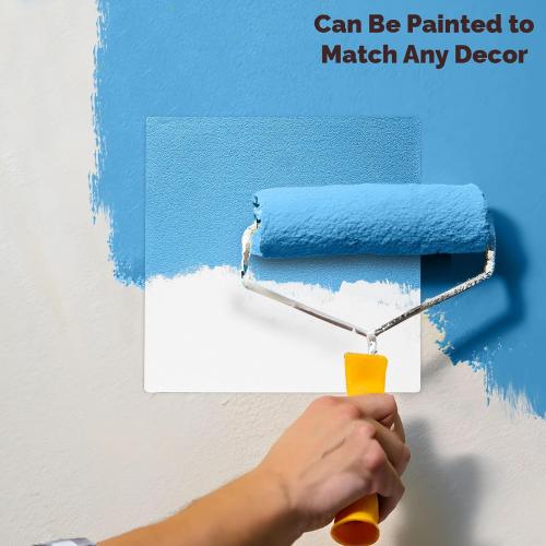 Morvat Adjustable Spring Access Panel, Fits 8x8 - 12x12 Inches (External 13.5x13.5), for Drywall, Ceiling, Electrical, Plumbing Heavy-Duty & Easy Install, Wall Hole Cover Plate, White (1-Pack)