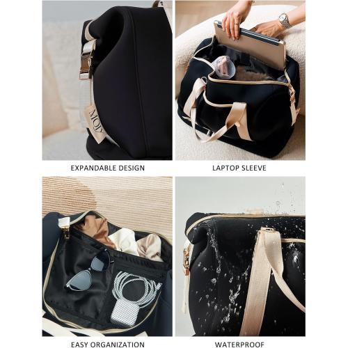 waterproof gym bag women, womens travel bag, yoga bag, weekender bags travel, personal item travel bag