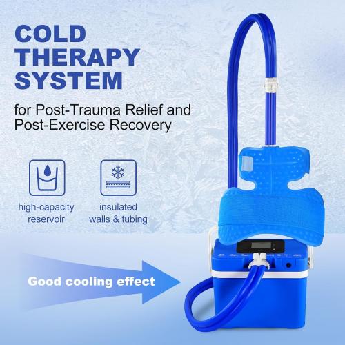 2.0 Cold Therapy Unit,Ice Machine for Shoulder After Surgery, Cold Therapy Machine for Shoulder,Cold Therapy System with Shoulder/Hip Ice Pack