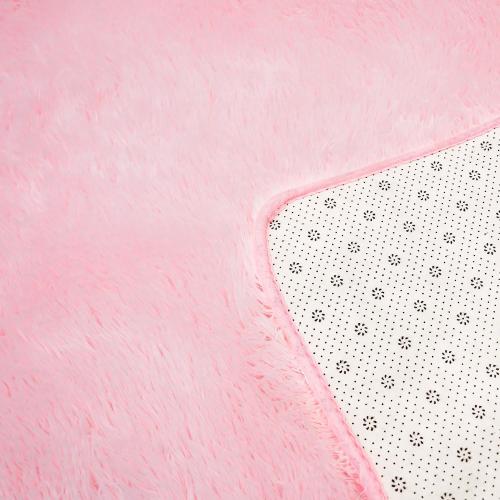 Area rug for Bedroom Living Room Medium Ultra Soft Fluffy Area Rugs for Dorm, Indoor Carpet Nursery Rugs Room Home Decor,Pink
