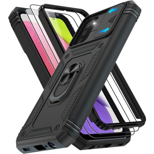 Gritup for Galaxy A03S Phone Case Military-Grade Shockproof with Kickstand