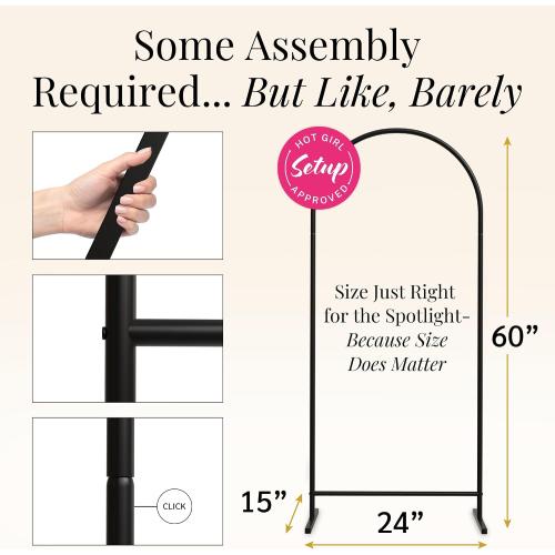 Size 50x35x15 Arch Wedding Welcome Sign Stand with Holder - Elegant Metal Easel Display for Seating Chart, Reception Signs, Welcome Board - 30  Customizable designs for Baby, Bridal Shower - Versatile Party Sign Holder