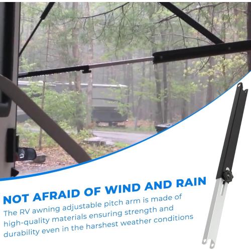 AUTOVIC RV Awning Adjustable Pitch Arm 30 inch for Dometic 9100 Power Awning Replace 8952002.400U