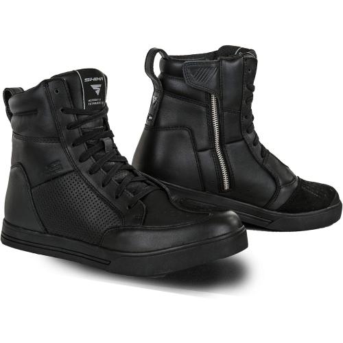 Size 45 /11.5SHIMA Blake Boots Motorcycle Riding Boots Men Ventilated Leather Vintage Street Side Zipper Sport Touring Shoe Footwear