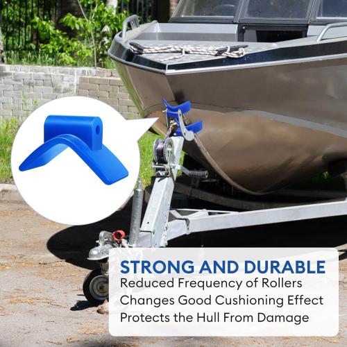 3 V Boat Trailer Roller Bow Stop