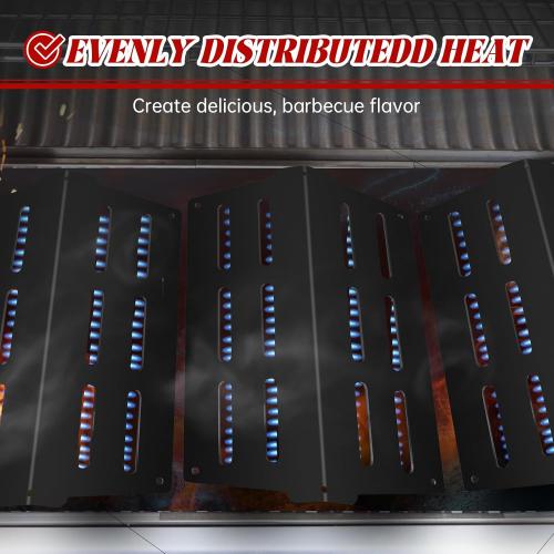Genesis Grill Parts Flavorizer Bars for Weber Genesis 300 Series, Genesis E310 E320 E330 S310 S320 S330 Grill with Front-Mounted Control,7622 Heat Deflectors,62752 Gril Burners and 7524 Grill Grate