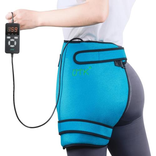 UTK Hip Heating Pad for Sciatica, 5X Far Infrared Heating Pads with 16 Natural Jades & Smart Controller, Lower Back/Thigh/Buttock/Abdomen Electric Heat Pad for Women (16.9 Inch)