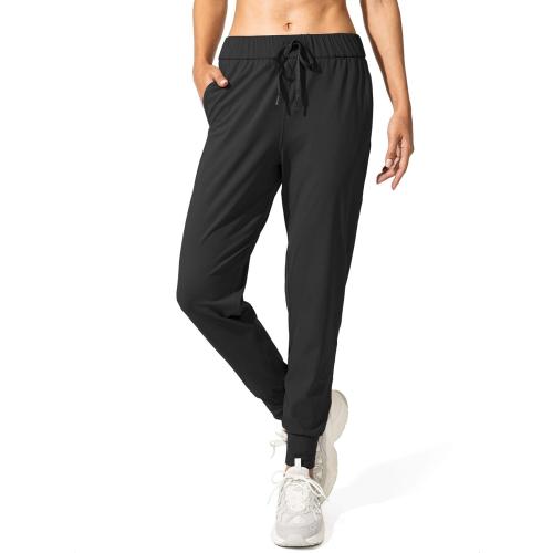 Size L SANTINY Women's Joggers Pants Pockets Drawstring Running Sweatpants for Women Lounge Workout Jogging