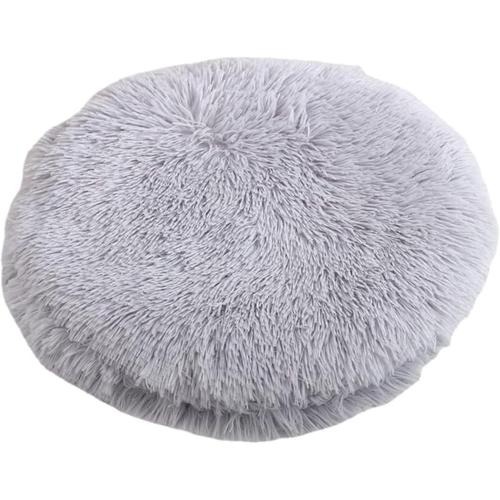 Plush Cat Dog Cushion,Round Pet Warm Mat, PP Cotton Soft and Comfortable for Living Room