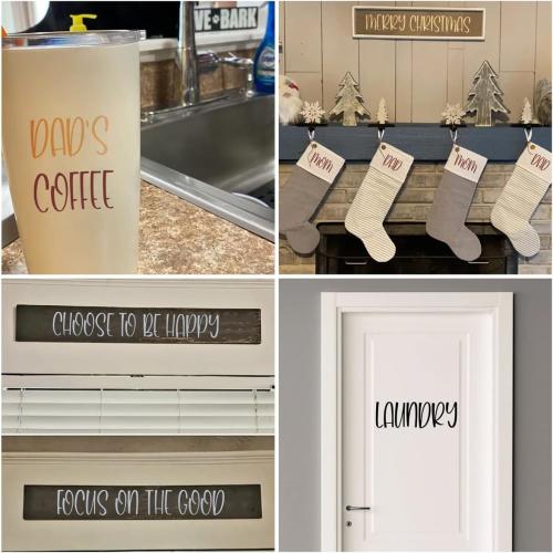 5 Inch Alphabet Letter Stencils for Painting - 42 Pack Letter and Number Stencil Templates with Signs for Painting on Wood, Reusable Letters and Numbers Stencils for Chalkboard Wood Signs & Wall Art