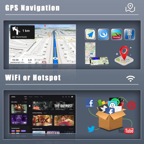 8 Core 6 128G Android 15 Car Stereo Upgrade Radio for Toyota Yaris Vios 2007-2012, 9'' Touch Screen with Wireless CarPlay & Android Auto, AHD Backup Camera, Mirror Link, GPS Navigation