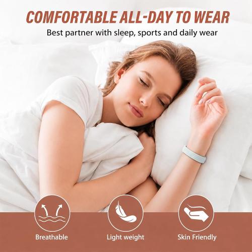 Silicone Bands for Google Fitbit Air Band, Ultra-Soft Silicone Replacement Strap, Adjustable Sweatproof Wristband for Sleep Tracking, Fitness, Running, Workout & Daily Wear for Women Men
