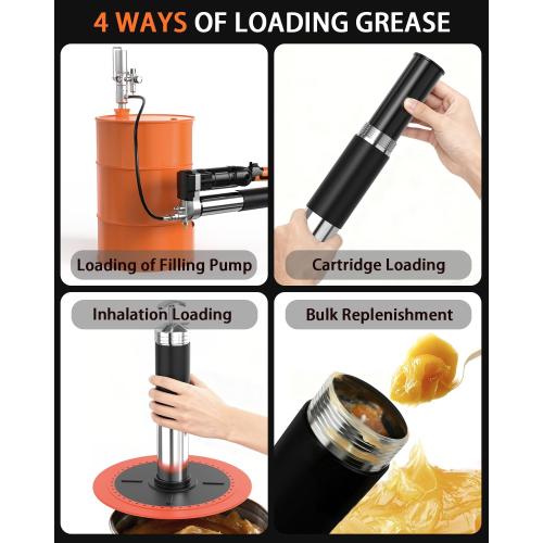 Clatoon Electric Grease Gun Compatible with Ma-ki-ta18V Batterry(Only Tool)