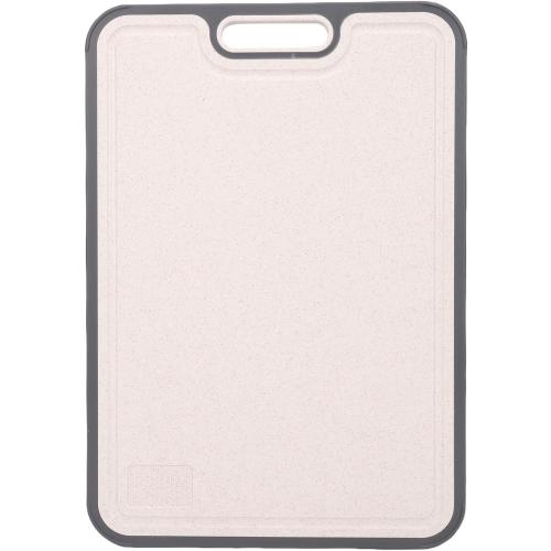 15 x 10in Stainless Steel/Wheat Straw PP Cutting Board for Kitchen, Double Sided for Meat & Vegetables, Kitchen presents