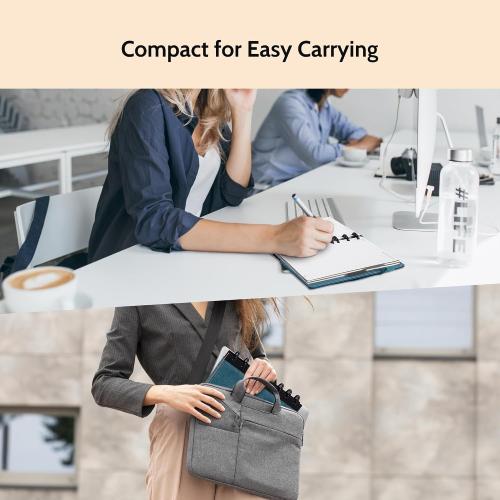Yoment Refillable Notebooks for Work 5 Subject with Removable Dividers Tabs 224 Pages Hardcover Leather Journals for Writing Small Discbound Planner Colleged Ruled Paper for Women Men 6.1 x 8.3,Blue
