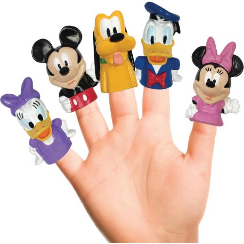 Disney Mickey Mouse & Friends Finger Puppets - Party Favors, Educational, Bath Toys