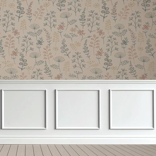 Lunghaa 3-Frame 16 x 16 Premade Accent Wall Molding Kit, Ready-to-Assemble Wainscoting Panels, Pre-Cut Chair Rail Moulding Trim Picture Frame for Home Décor