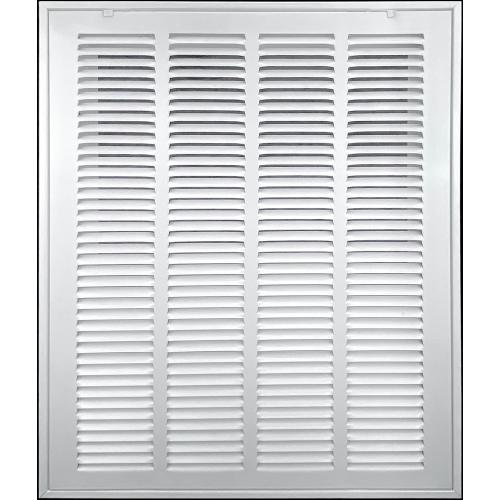 Fits Size  20x30 Duct Opening | Filter Included Steel Return Air Filter Grille by Handua [Removable Door] for 1-inch Filters | Vent Cover Filter Grill | White | Outer Dimensions: 22 5/8W X 32 5/8H