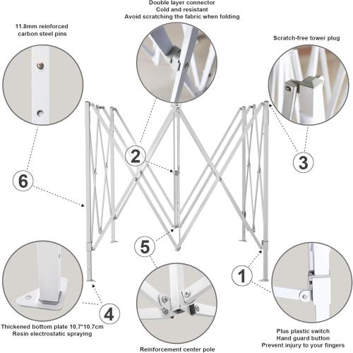 Texinpress10x10 Pop Up Canopy Tent