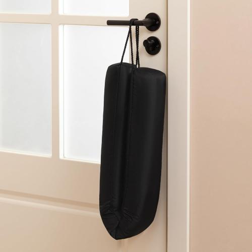 Sunolga Water Resistant Door Draft Stopper Blocks Hot and Cold Air with Removable Washable Cover for Bottom of Door, All-Season Seal for Wind, Door Sweep for Gaps Up to 3, Home Essentials, 36, Black