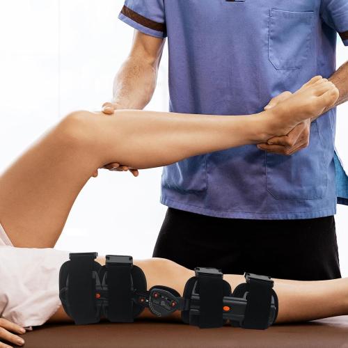 Hinged ROM Knee Brace,Unloader Knee Brace,Knee Immobilizer Brace,ACL, MCL and PCL Injury, Adjustable Orthopedic Support Stabilizer After Surgery, Women and Men-Multi-Angle Adjustment