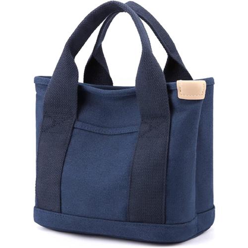 MINGRI Canvas Tote Bag for Women,Small Totes Bags with Zipper Crossbody Purse with Pockets Large Shoulder Handbag,2 Sizes