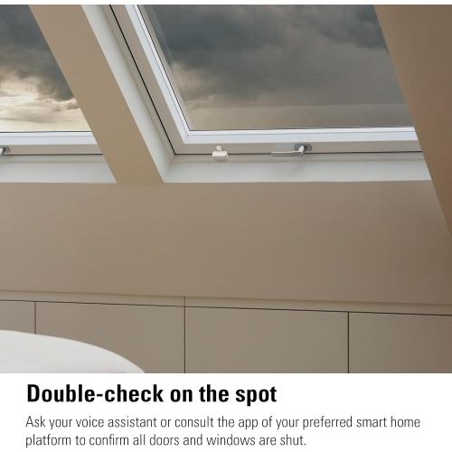 Eve Door & Window (Matter) 3 Pack – Smart Contact Sensor for Doors & Windows, Open/Closed State, Automatic Control of Accessories, Matter Over Thread, Apple Home, Alexa, Google Home, SmartThings