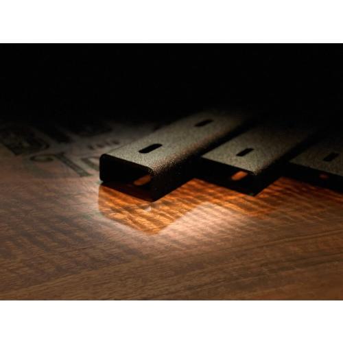 Bidwell Wood & Iron C-Channel Table Brace  Hidden Steel Support for Live Edge or Slab Wood Tops