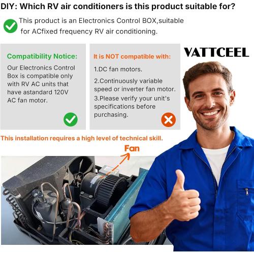 3109226.005 Suitable for Dometic RV air Conditioners Electronic Control Kit 3312020.000 RV Thermostat Multi-Zone Kit Replacement