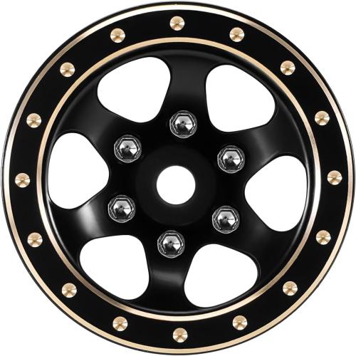 INJORA 1.0 Brass Beadlock Wheels for 1/24 1/18 RC Crawler Upgrade