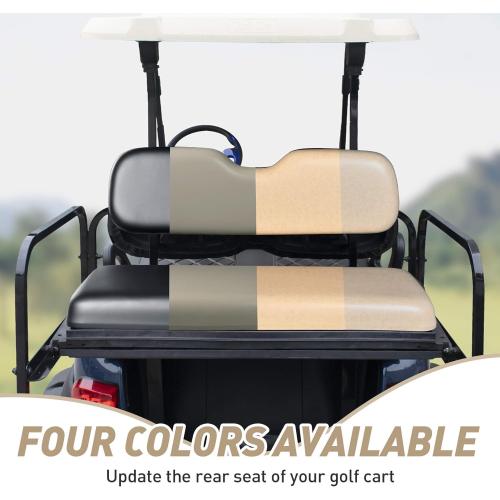 NOKINS Universal Golf Cart Rear Seat Replacement Cushions for Club Car EZGO Yamaha Golf Cart Back Seat