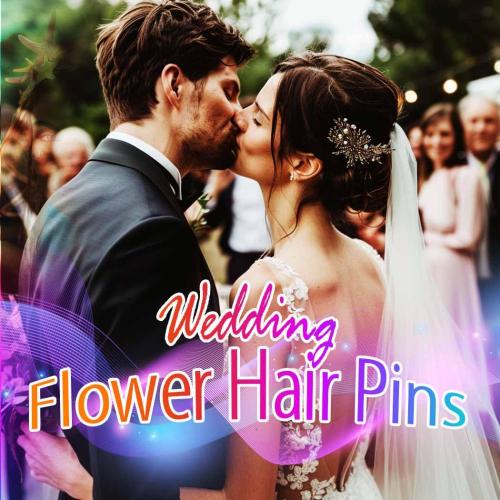Yean Flower Bride Wedding Hair Pins Silver Leaf Bridal Hair Pieces Pearl Hair Accessories for Women and Girls (Pack of 5)