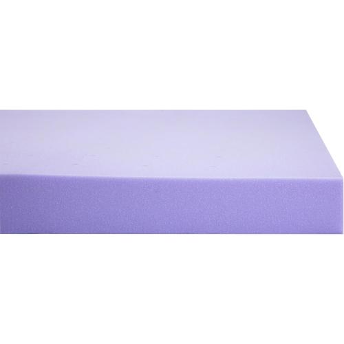 Flash Furniture  Comfortable Sleep Memory-Foam Topper, Lavender Infused Mattress Topper, Ventilated Design, CertiPUR-US Certified Foam,Queen, Purple