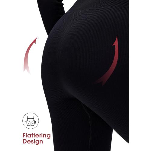 Medium Front Zip Up Jumpsuits for Women - Long Sleeve Crew Neck Ribbed Seamless Bodycon Romper, Casual Yoga Workout Outfits