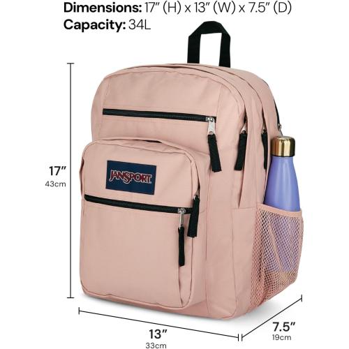JanSport Laptop Backpack - Computer Bag with 2 Compartments, Ergonomic Shoulder Straps, 15” Laptop Sleeve, Haul Handle - Blue Dusk