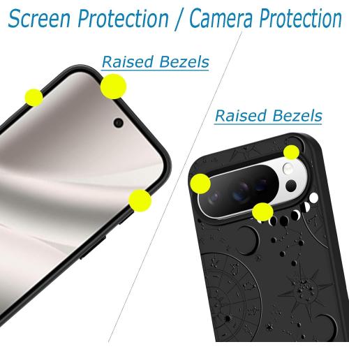 Unov Case for Pixel 10 Pro/Pixel 10, Black, Unoverse Galaxy