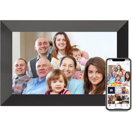 Uhale Digital Picture Frame, 10.1-inch High Definition Touch Screen, 16GB Memory, Digital Photo Frame with Automatic Rotation Feature