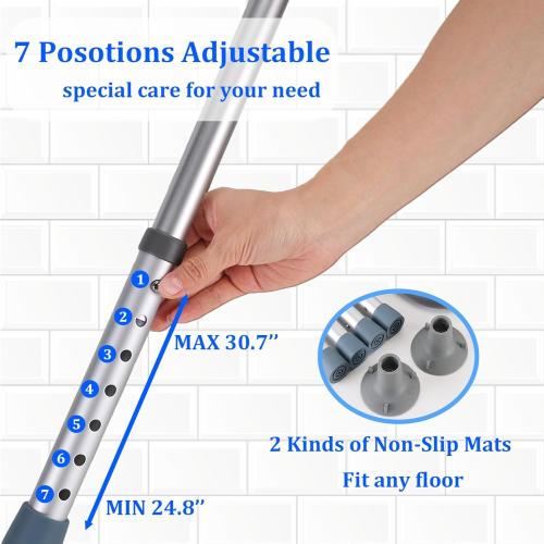 Toilet Safety Rails (300 LB) – Adjustable, Foldable Toilet Handle Frame for Elderly & Disabled Adults, Supports All Toilet Types