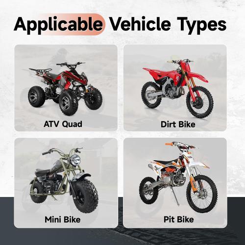 JRL 7/8 Pitbike Handlebars For Motorcycle ATV Mini bike Pit Dirt Bike Mid-Rise Handle Bars Offroad Black