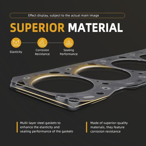 Head Gasket Set with Bolts, 2.4L, for Chrysler 200/Sebring 2007-2016, for Dodge Avenger/Journey 2008-2014, for Jeep Compass/Patriot/Compass 2007-2016 2.4L DOHC L4 16V HS26332PT ES72267(57PC)