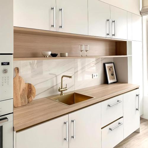 10 Pack Brushed Satin Nickel Cabinet Pulls 5 Inch(128mm) Kitchen Cabinet Handles Cabinet Hardware for Drawer Pulls