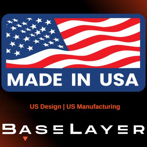 BaseLayer Elite Floor Mats for Ford F150 (2015-2026) SuperCrew and (2022-2025) Lightning - Made in USA – Precision Fit Heavy Duty All-Weather Mats for Raptor, King Ranch, Lariat, Tremor - Front & Rear