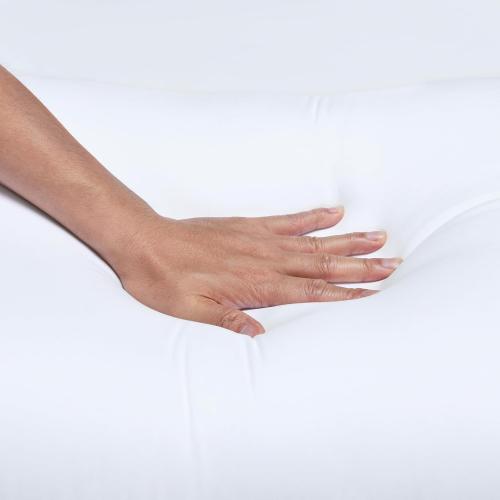 Amazon Basics Down-Alternative Pillows for Stomach and Back Sleepers, Soft Density, Machine Washable, 20 x 36 inches, White, 2-Pack