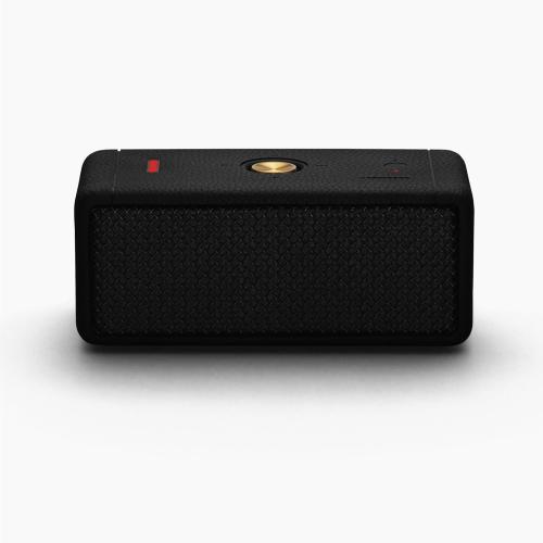 Black & Brass Marshall Emberton II Portable Bluetooth Speaker, Black & Brass