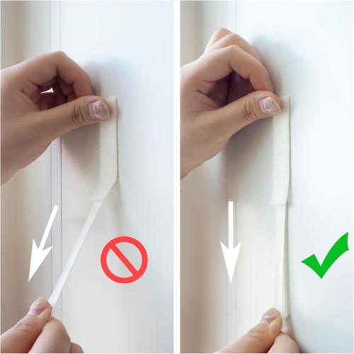 28-Pairs(56 Strips) Large Picture Hanging Strips Heavy Duty, Removable Hook and Loop Tape, Picture Hanger Damage Free, Adhesive Strips for Frame Hanging and Christmas Decorations